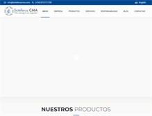 Tablet Screenshot of botelleroscma.com